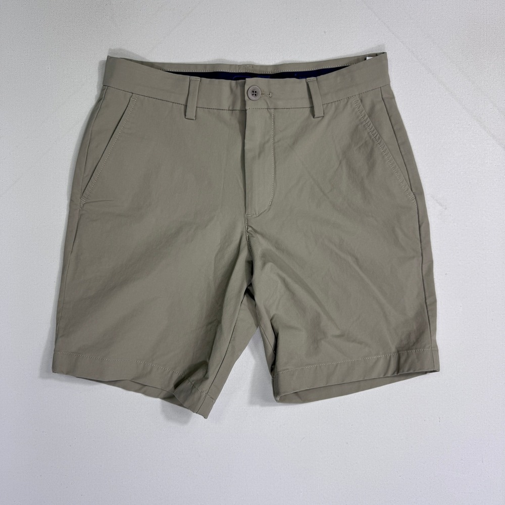 Vineyard Vines Performance Shorts Mens 28 (29x8) Tan Stretch Golf Chino Outdoor
